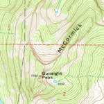 United States Geological Survey Mount Roothaan, ID (1967, 24000-Scale) digital map