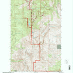 United States Geological Survey Mount Roothaan, ID (1996, 24000-Scale) digital map