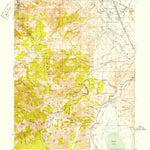 United States Geological Survey Mount Rose, NV (1952, 62500-Scale) digital map