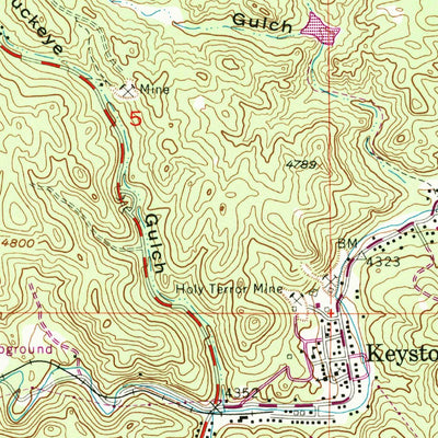 United States Geological Survey Mount Rushmore, SD (1954, 24000-Scale) digital map