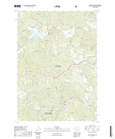 United States Geological Survey Mount Rushmore, SD (2021, 24000-Scale) digital map