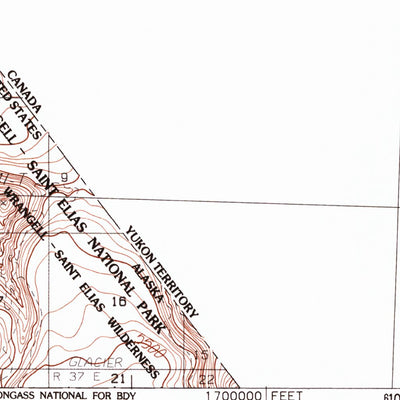 United States Geological Survey Mount Saint Elias A-3, AK (1985, 63360-Scale) digital map