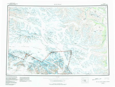 United States Geological Survey Mount Saint Elias, AK (1959, 250000-Scale) digital map