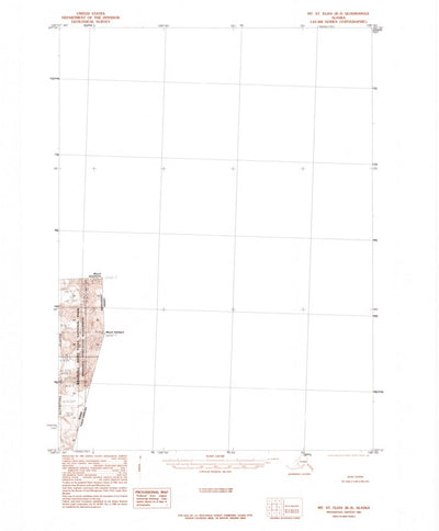 United States Geological Survey Mount Saint Elias B-3, AK (1985, 63360-Scale) digital map