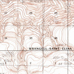 United States Geological Survey Mount Saint Elias B-5, AK (1985, 63360-Scale) digital map