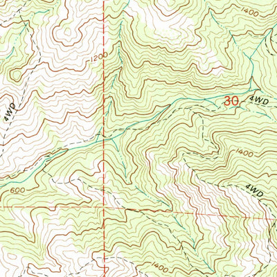 United States Geological Survey Mount Saint Helena, CA (1993, 24000-Scale) digital map