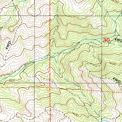 United States Geological Survey Mount Saint Helena, CA (1997, 24000-Scale) digital map
