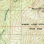 United States Geological Survey Mount Saint Helena, CA (1997, 24000-Scale) digital map