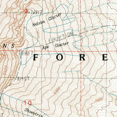 United States Geological Survey Mount Saint Helens, WA (1983, 24000-Scale) digital map