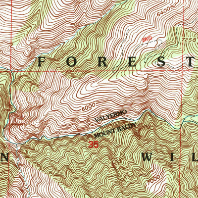 United States Geological Survey Mount San Antonio, CA (1995, 24000-Scale) digital map