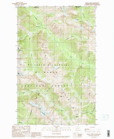 United States Geological Survey Mount Sefrit, WA (1989, 24000-Scale) digital map