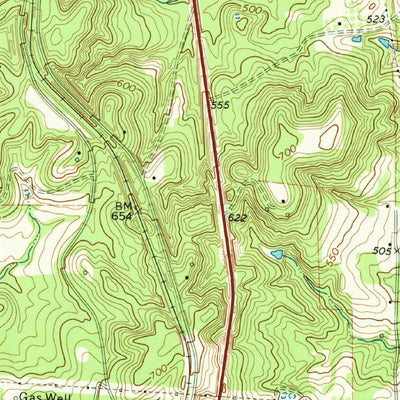 United States Geological Survey Mount Selman, TX (1973, 24000-Scale) digital map