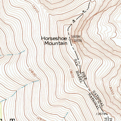United States Geological Survey Mount Sherman, CO (1961, 24000-Scale) digital map
