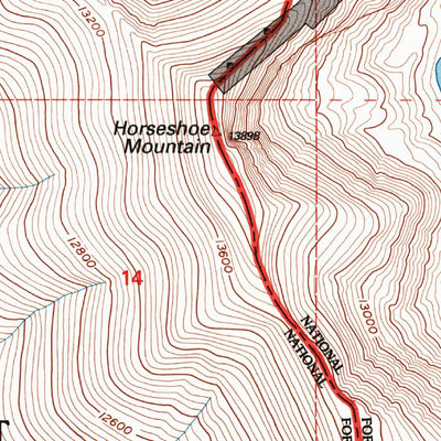 United States Geological Survey Mount Sherman, CO (1994, 24000-Scale) digital map