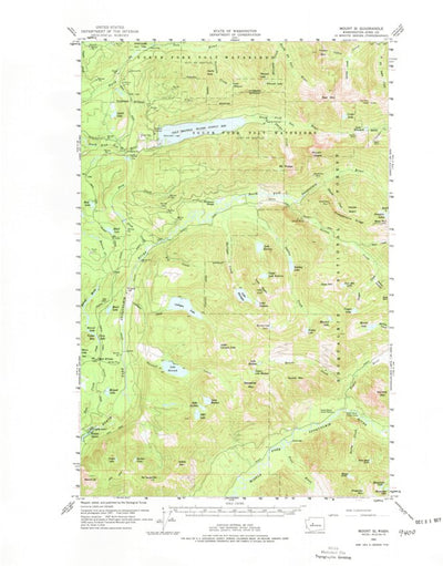 United States Geological Survey Mount SI, WA (1960, 62500-Scale) digital map