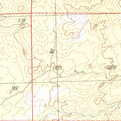 United States Geological Survey Mount Siegel, NV (1986, 24000-Scale) digital map