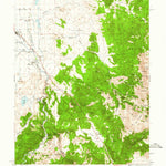 United States Geological Survey Mount Siegel, NV-CA (1957, 62500-Scale) digital map