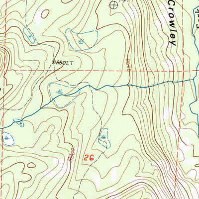 United States Geological Survey Mount Silliman, CA (1993, 24000-Scale) digital map