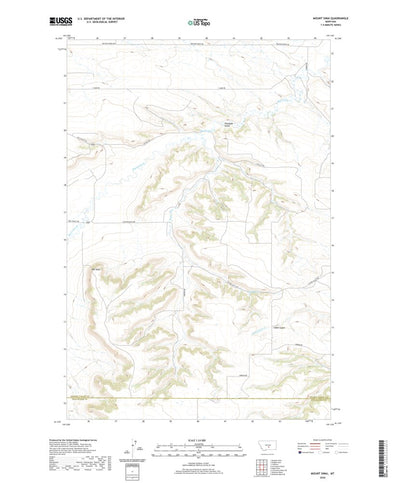 United States Geological Survey Mount Sinai, MT (2020, 24000-Scale) digital map