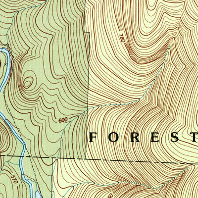 United States Geological Survey Mount Snow, VT (1997, 24000-Scale) digital map