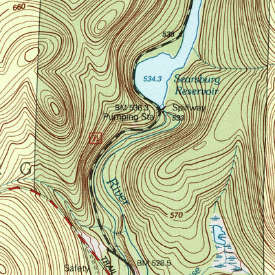 United States Geological Survey Mount Snow, VT (1997, 24000-Scale) digital map