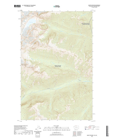 United States Geological Survey Mount Spickard, WA (2020, 24000-Scale) digital map