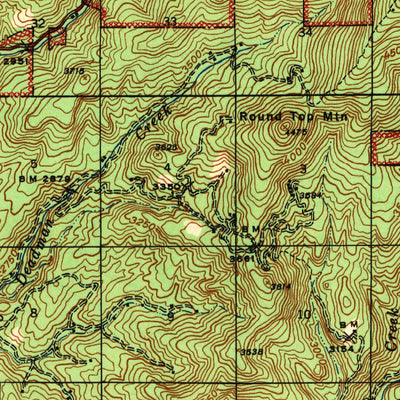 United States Geological Survey Mount Spokane, WA-ID (1943, 62500-Scale) digital map