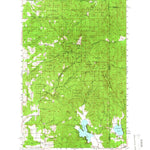 United States Geological Survey Mount Spokane, WA-ID (1950, 62500-Scale) digital map