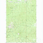 United States Geological Survey Mount Spokane, WA-ID (1973, 24000-Scale) digital map
