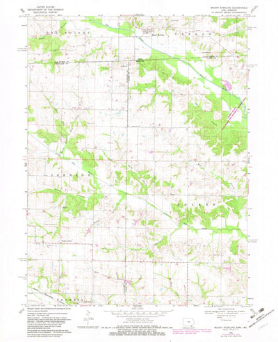 United States Geological Survey Mount Sterling, IA-MO (1968, 24000-Scale) digital map
