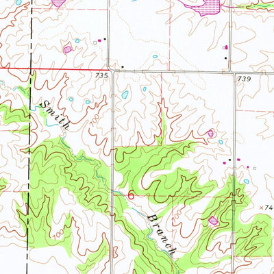 United States Geological Survey Mount Sterling, IA-MO (1968, 24000-Scale) digital map