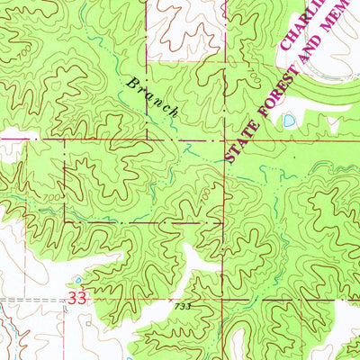 United States Geological Survey Mount Sterling, IA-MO (1968, 24000-Scale) digital map