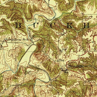 United States Geological Survey Mount Sterling, IL (1929, 62500-Scale) digital map