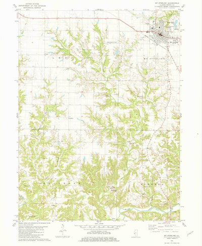 United States Geological Survey Mount Sterling, IL (1981, 24000-Scale) digital map