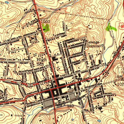 United States Geological Survey Mount Sterling, KY (1952, 24000-Scale) digital map