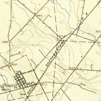 United States Geological Survey Mount Sterling, OH (1906, 62500-Scale) digital map