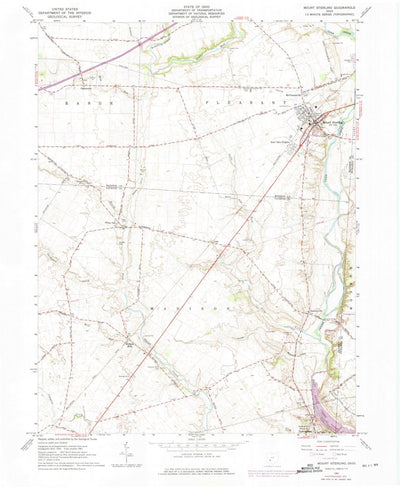 United States Geological Survey Mount Sterling, OH (1961, 24000-Scale) digital map
