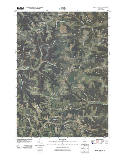United States Geological Survey Mount Sterling, WI (2010, 24000-Scale) digital map