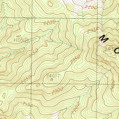 United States Geological Survey Mount Stirling, NV (1984, 24000-Scale) digital map
