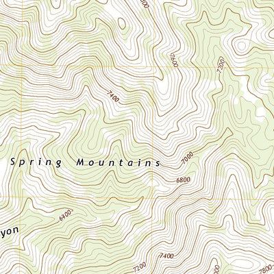 United States Geological Survey Mount Stirling, NV (2021, 24000-Scale) digital map