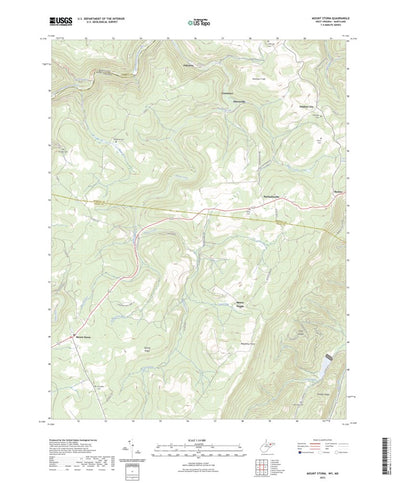 United States Geological Survey Mount Storm, WV (2023, 24000-Scale) digital map