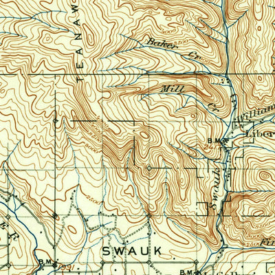 United States Geological Survey Mount Stuan, WA (1897, 125000-Scale) digital map