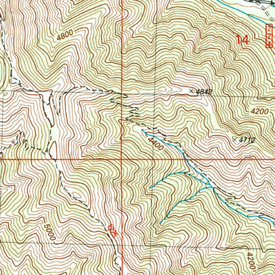 United States Geological Survey Mount Stuart, WA (2003, 24000-Scale) digital map