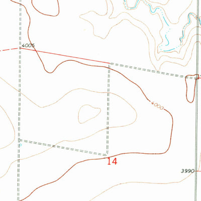 United States Geological Survey Mount Sunflower NE, CO-KS (1969, 24000-Scale) digital map