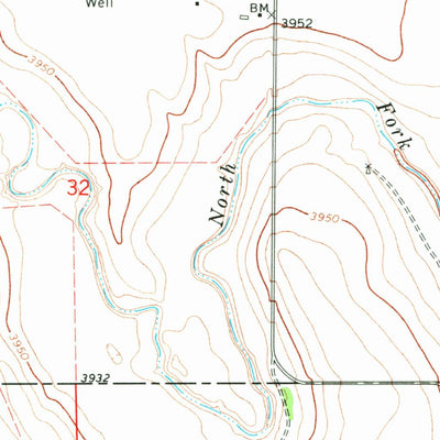 United States Geological Survey Mount Sunflower NE, CO-KS (1969, 24000-Scale) digital map