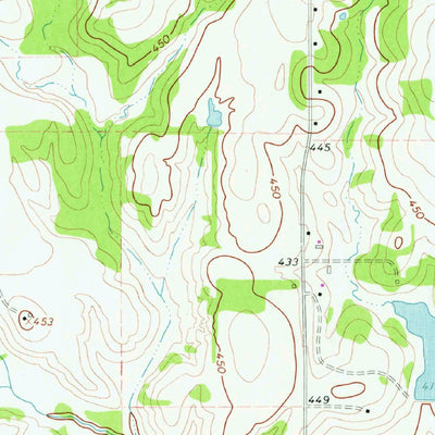 United States Geological Survey Mount Sylvan, TX (1966, 24000-Scale) digital map