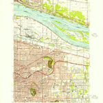 United States Geological Survey Mount Tabor, OR-WA (1954, 24000-Scale) digital map