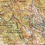 United States Geological Survey Mount Tamalapais, CA (1941, 62500-Scale) digital map