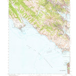 United States Geological Survey Mount Tamalapais, CA (1950, 62500-Scale) digital map