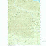 United States Geological Survey Mount Tebo, WA (1953, 62500-Scale) digital map